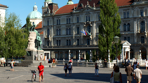 Ljubljana, Esloveniako hiriburua. Irudia: Juanma Gallego