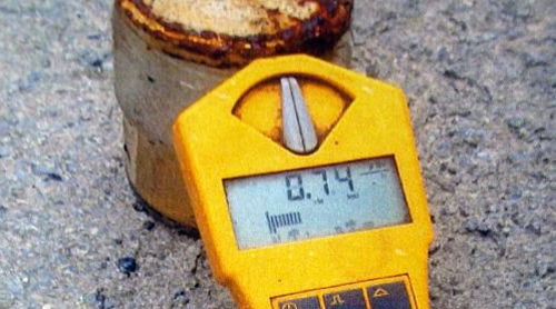 Aiaran azaldutako uranioa. Irudia: Industria Saila / Juanma Gallego