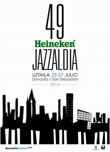 Cartel anunciador del Festival de Jazz de Donostia 2014