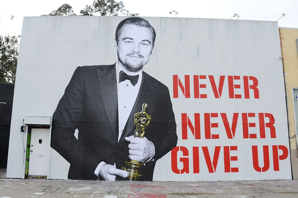 Mural homenaje a Leonardo DiCaprio