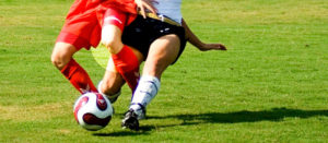 Rotura del ligamento lateral externo en futbolistas