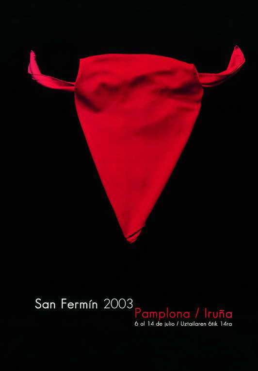 Cartel San Fermin 2003. Foto: sanfermin.com