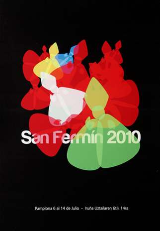 Cartel San Fermin 2010. Foto: sanfermin.com