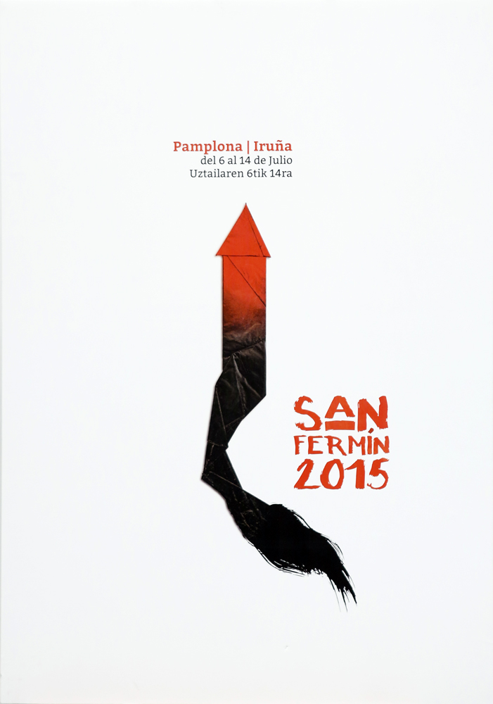 Cartel finalista para los sanfermines 2015