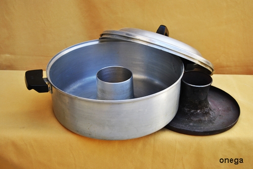 molde bizcocho Bizochera de aluminio con visor en la tapadera 22cm Fabricado en España. Horno FYSHOP Ideal para cocinar bizcochos caseros 