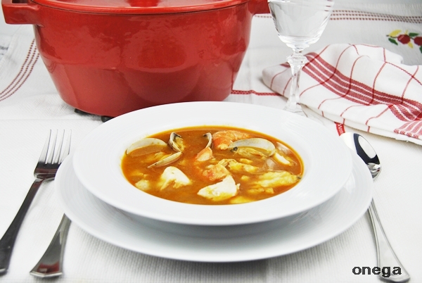 Sopa de pescado vasca