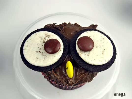 foto de cupcake de búho                             Cupcake de búho                                         para blog