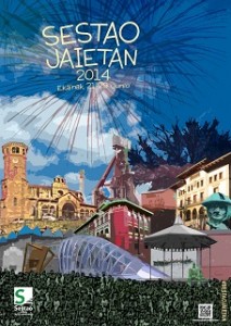 Este es el cartel de fiestas de Sestao. La imagen pertenece a la web sestao.net.
