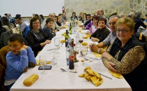 Después del evento, ya más relajados, algunos de los socios de Stop Accidentes País Vasco fuimos a comer juntos