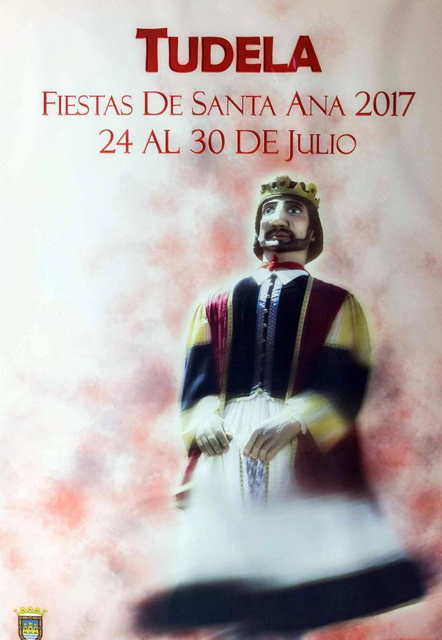 Cartel de las fiestas de Tudela 2017. Foto: Ayuntamiento de Tudela