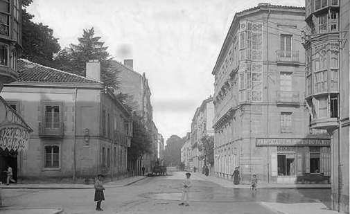Vitoria-Gasteiz. Calle de la Florida, hacia 1905. Foto: vitoria-gasteiz.org
