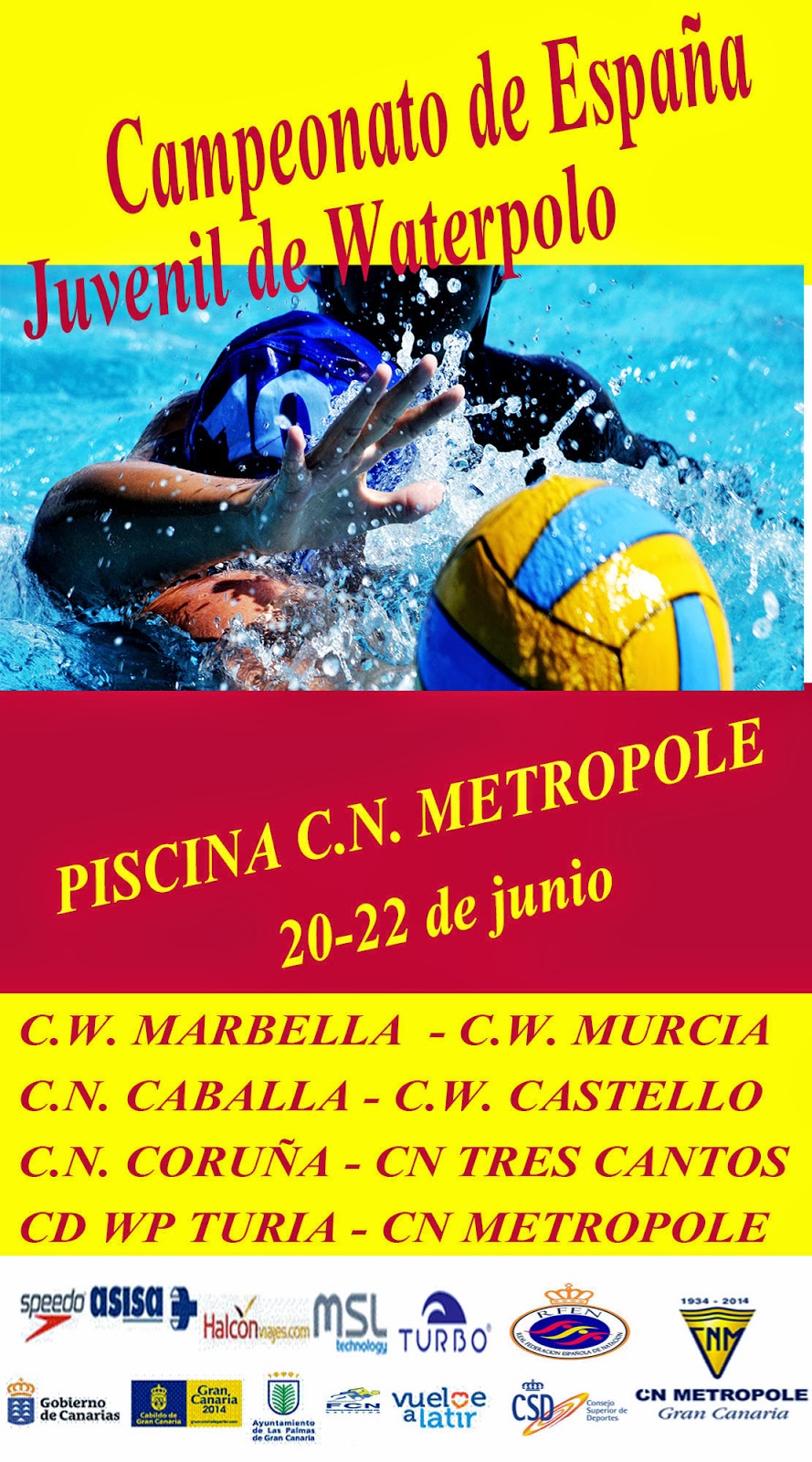 Cartel- Campeonato Juvenil 2º 2014