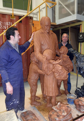 Basauri-Escultura en memoria de Jose Luis Pozokoetxe