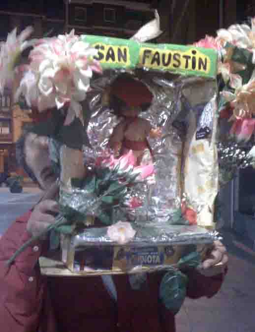 La procesión del Santo, tras el San Txupin, era, según San Faustín, un espectáculo poco indicado para los más pequeños ;-).