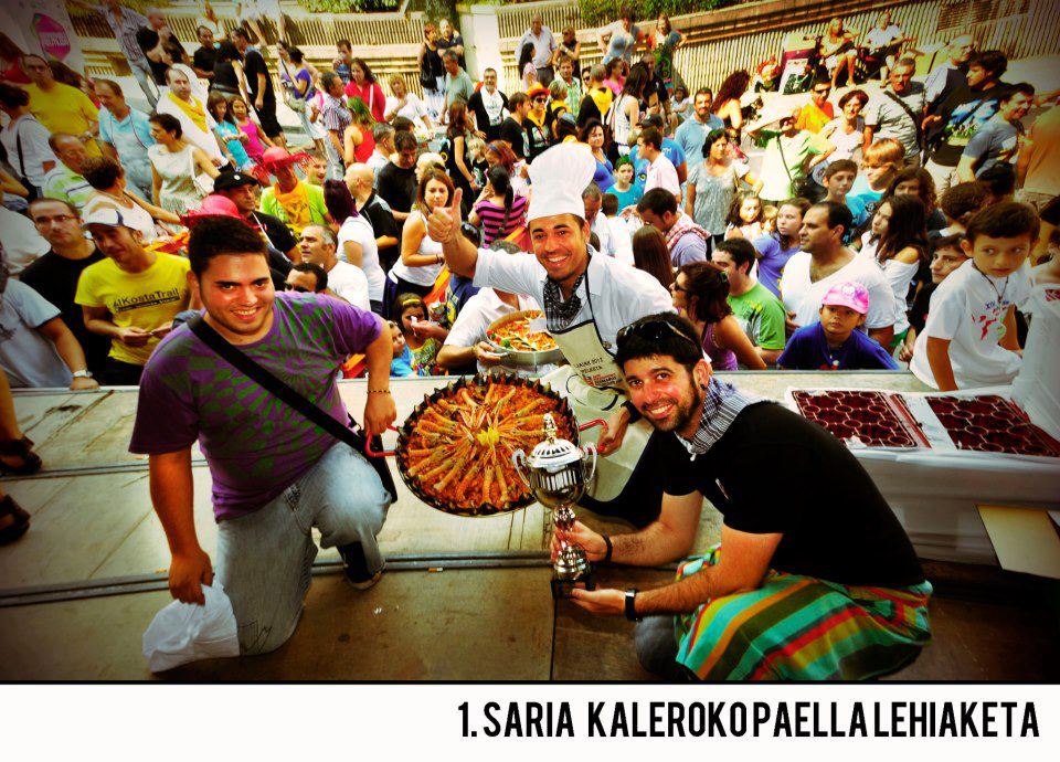 ganadores del concurso de paella de las fiestas de El Kalero 2012