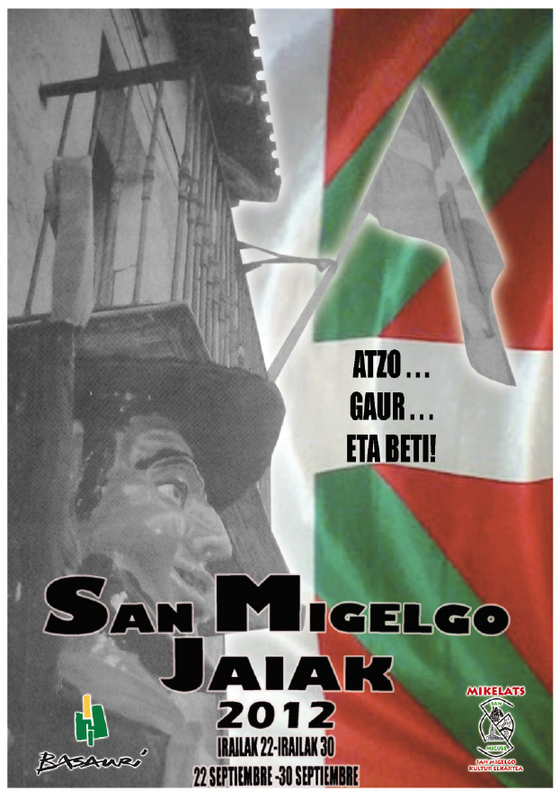 Cartel de las jaias de San Miguel de 2012.
