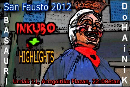 iNKuBo, finalmente, sí estará en San Fausto.