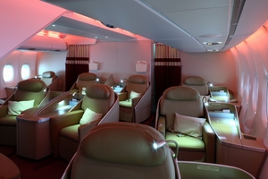 Air France. A380. Interior cabina