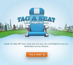 KLM Tag a Seat