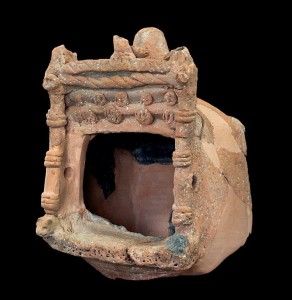 Khirbet Qeiyafa pottery ark. Copy Universidad Hebrea de Jerusalén