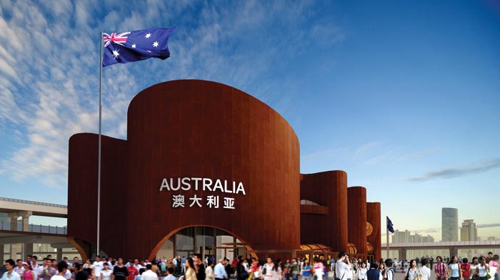 Pabellón de Australia en la Expo de Shanghai.
