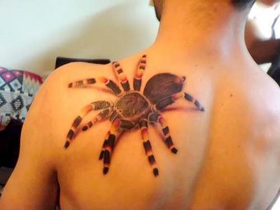 tatuaje de araña