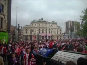 Eneko Lizarralde hizo esta foto el día de la final de Copa de 2009. El Arenal volverá a llenarse desde el sábado.