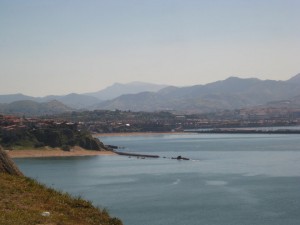 "Vista del mar hacia Getxo y Portugalete", en una foto de Janire Gorostiaga.