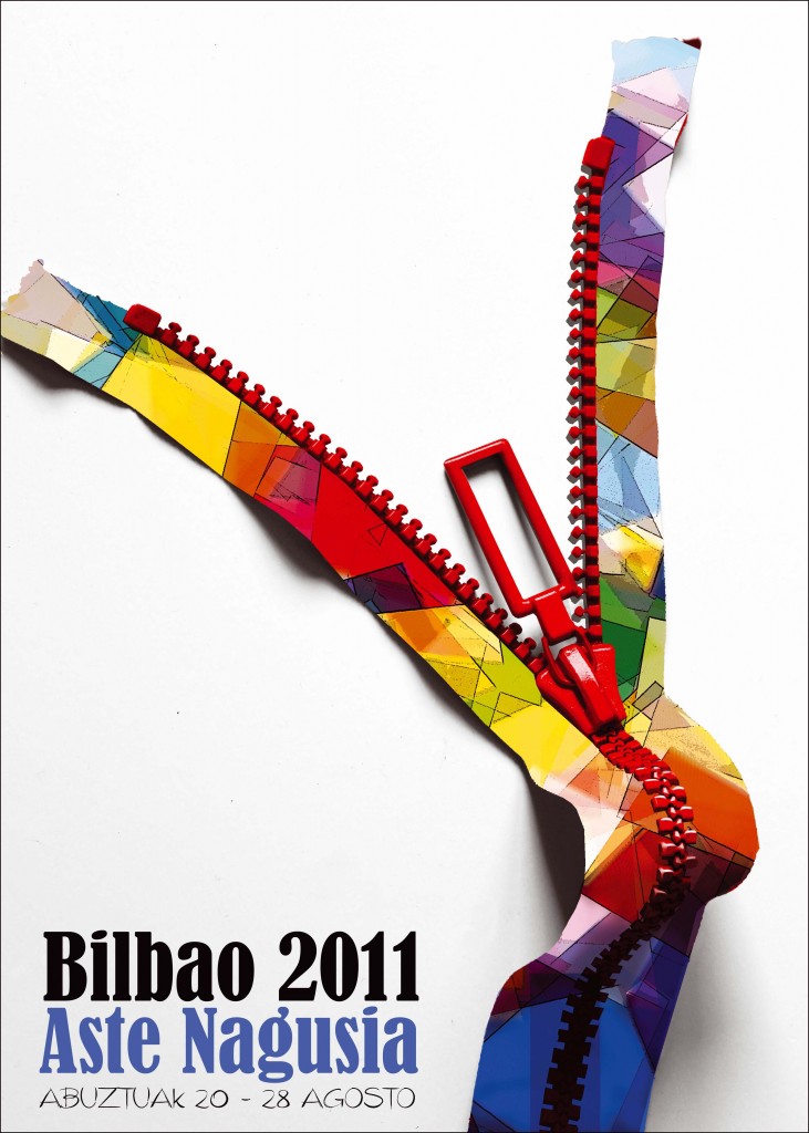 El cartel anunciador de la Semana Grande de Bilbao 2011.