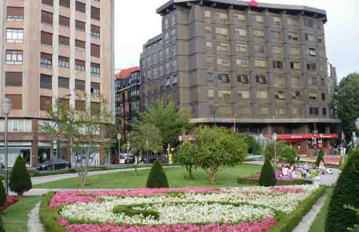 Imagen de la Plaza Moyua, que firma Juan Diego Zamora.