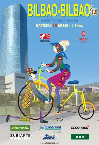 Cartel oficial de la Clásica Bilbao-Bilbao 2012
