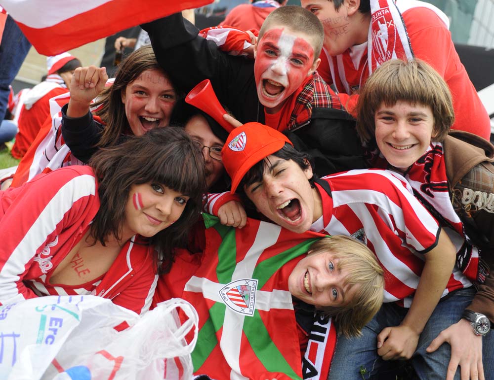 Bilbao se va a vestir, una vez más, de rojiblanco para la final de la Copa. Foto: EITB.