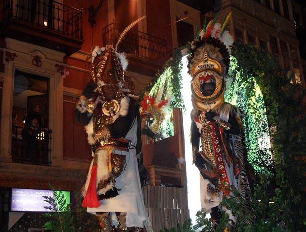 Cabalgata de los Reyes Magos en Bilbao. Foto: Jesus Mari Ezkerra