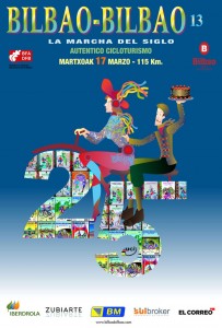 Cartel de la marcha Bilbao-Bilbao