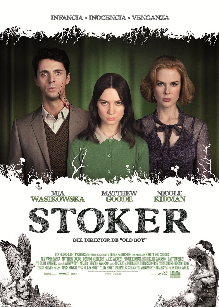 Poster de la película "Stoker". Foto: fantbilbao.net.