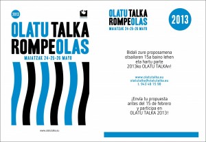 Olatu Talka-Rompeolas 2013 en Donostia: Dónde y cuando