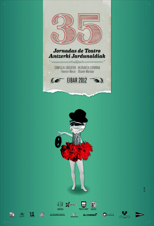 Cartel de las Jornadas de Teatro 2012 