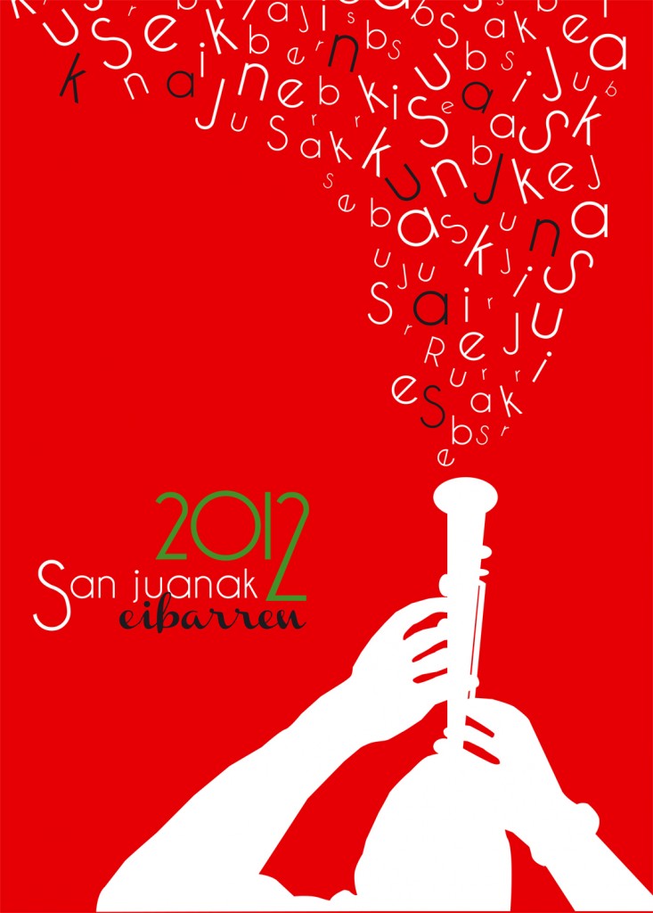 Cartel de las fiestas de San Juan de Eibar 2012