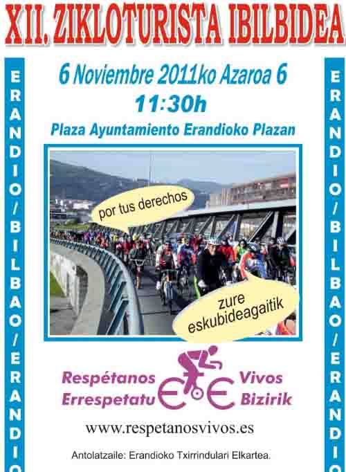 La marcha, con salida y llegada en Erandio, está prevista para el próximo día 6 de noviembre.