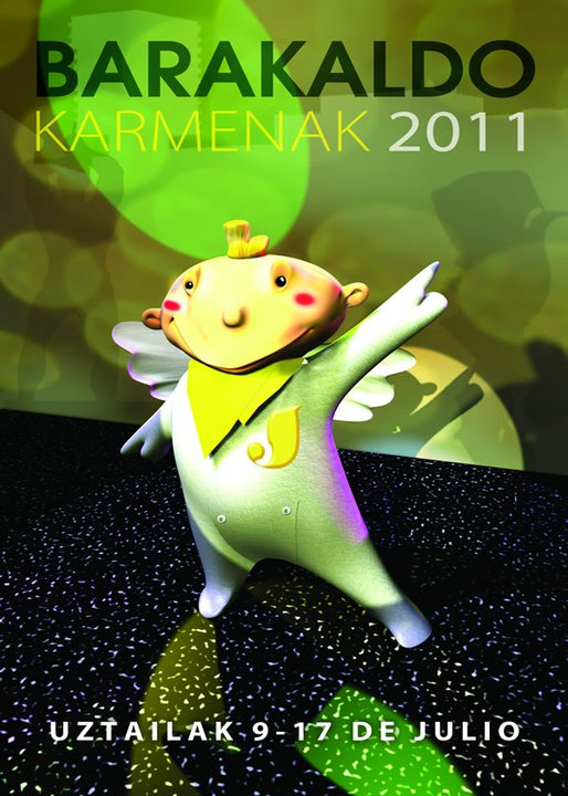 Cartel anunciador de las Fiestas de Barakaldo 2011. 