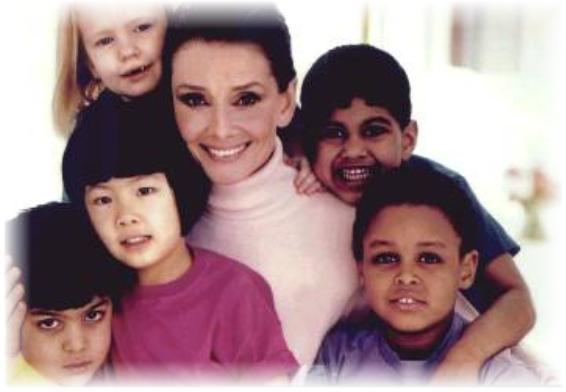 Audrey Hepburn embajadora de UNICEF