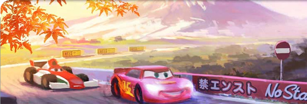 Boceto de 'Cars 2'