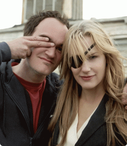 Quentin Tarantino y Daryl Hanna
