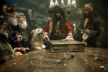 Escena de 'Piratas del Caribe'
