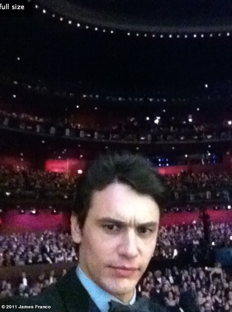 James Franco twittea los Oscar