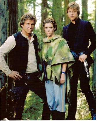 Han, Leia y Luke