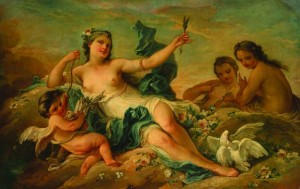 Francois Guerin (1751-1791) Venus y ninfas 1797