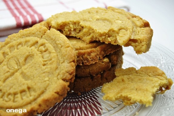 galletas impresas de mantequilla de cacahuete