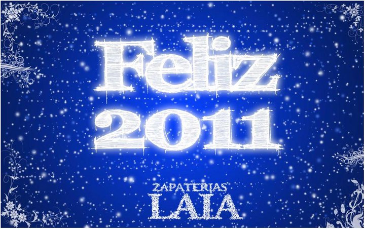 Laia Zapaterías felicitó el año nuevo con esta imagen.