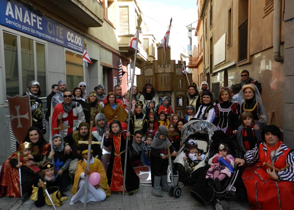 Los habitantes de la "Torre Monreal". Foto: Ayuntamiento de Tudela
